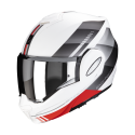 scorpion-casque-modulaire-exo-tech-evo-genre-moto-scooter-blanc-mat-argent-rouge