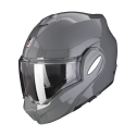 SCORPION casque modulaire EXO-TECH EVO SOLID moto scooter Gris ciment