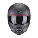 scorpion-casque-modulaire-street-fight-exo-combat-ii-xenon-moto-scooter-noir-mat-rouge