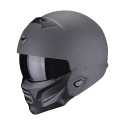 SCORPION casque modulaire EXO-COMBAT II GRAPHITE moto scooter Gris foncé