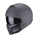 SCORPION modular helmet EXO-COMBAT II GRAPHITE moto scooter dark Gray