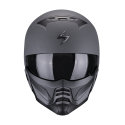 SCORPION casque modulaire EXO-COMBAT II GRAPHITE moto scooter Gris foncé