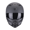 SCORPION modular helmet EXO-COMBAT II GRAPHITE moto scooter dark Gray