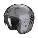 SCORPION casque jet BELFAST EVO NEVADA moto scooter Gris Noir