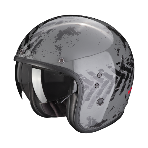 SCORPION helmet BELFAST EVO NEVADA jet moto scooter Grey Black