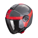 SCORPION casque jet EXO-CITY II SHORT moto scooter Girs Rouge