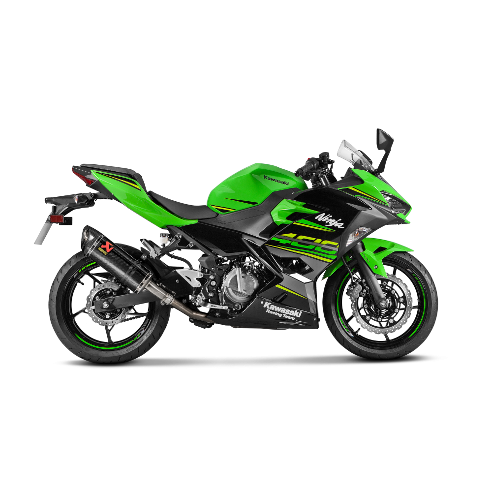 AKRAPOVIC KAWASAKI Z 400 / NINJA 400 / 500 / 2018 2024 pot d'échappement CARBONE NON hom. SLIP-ON 1811-3515