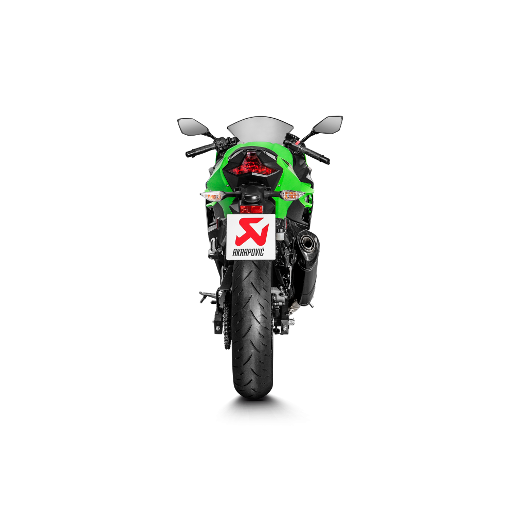 AKRAPOVIC KAWASAKI Z 400 / NINJA 400 / 500 / 2018 2024 pot d'échappement CARBONE NON hom. SLIP-ON 1811-3515