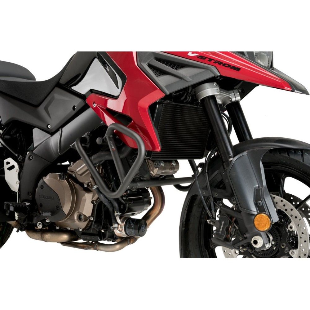 PUIG protections tubulaires pare carters SUZUKI DL 1050 V-STROM / XT / EXPLORER / 2020 2024 ref 20404