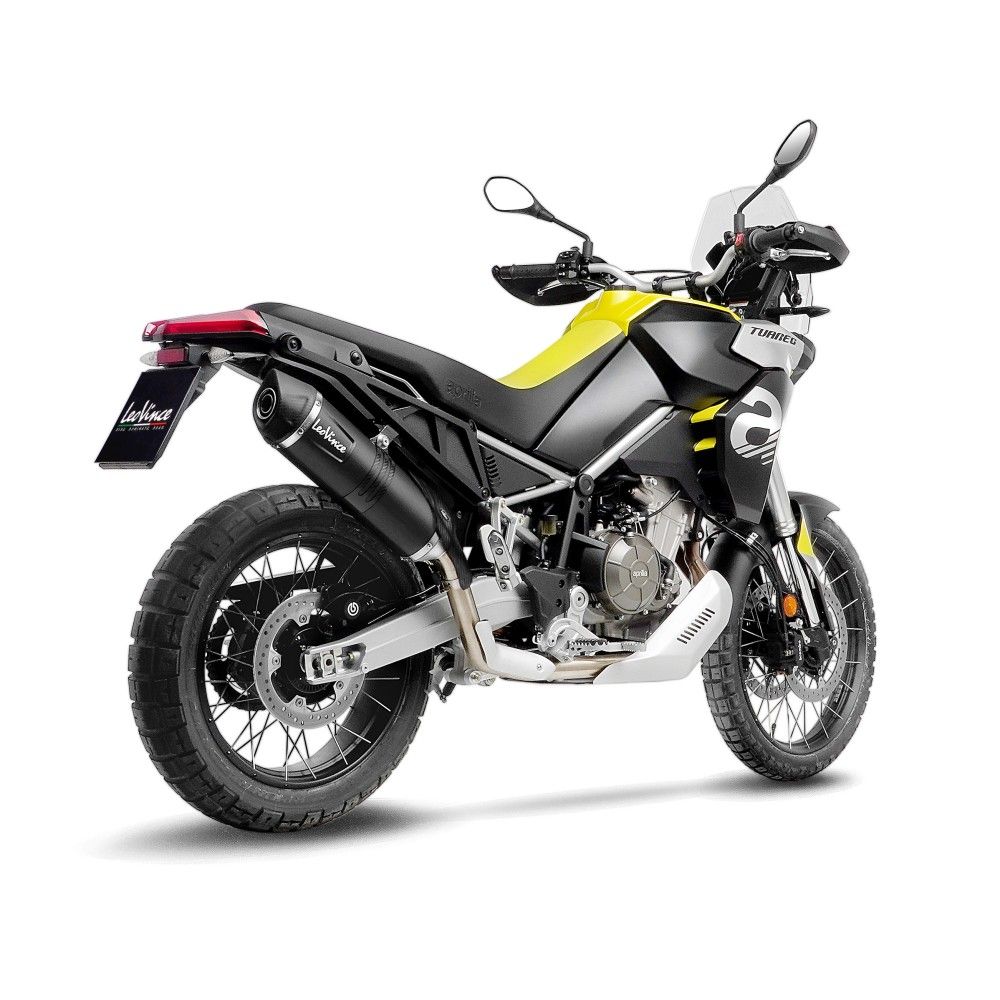 LEOVINCE APRILIA TUAREG 660 / 2022 LV ONE EVO INOX BLACK pot échappement EURO5 14402EB