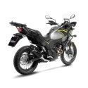 LEOVINCE KAWASAKI VERSYS-X 300 / ADVENTURE / 2017 2022 LV ONE EVO INOX BLACK pot échappement NON HOM 14419EB