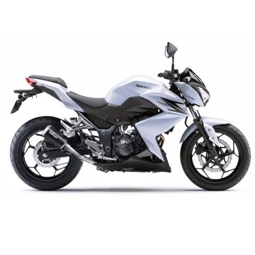 LEOVINCE KAWASAKI Z / NINJA / 250 / 300 / R / ABS / 2013 2016 LV-10 INOX BLACK silencer exhaust Not Approved 15205B