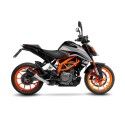 LEOVINCE KTM DUKE 125 / 390 / 2021 2022 LV-10 INOX BLACK pot échappement NON HOM 15249B