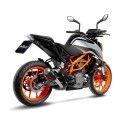 LEOVINCE KTM DUKE 125 / 390 / 2021 2022 LV-10 INOX BLACK pot échappement NON HOM 15249B