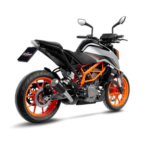 LEOVINCE KTM DUKE 125 / 390 / 2021 2022 LV-10 INOX BLACK silencer exhaust Not Approved 15249B