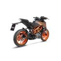 LEOVINCE KTM DUKE 125 / 390 / 2021 2022 LV-10 INOX FULL BLACK pot échappement NON HOM 15249FB