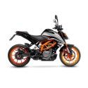 LEOVINCE KTM DUKE 125 / 390 / 2021 2022 LV-10 INOX FULL BLACK silencer exhaust Not Approved 15249FB