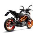 LEOVINCE KTM DUKE 125 / 390 / 2021 2022 LV-10 INOX FULL BLACK silencer exhaust Not Approved 15249FB