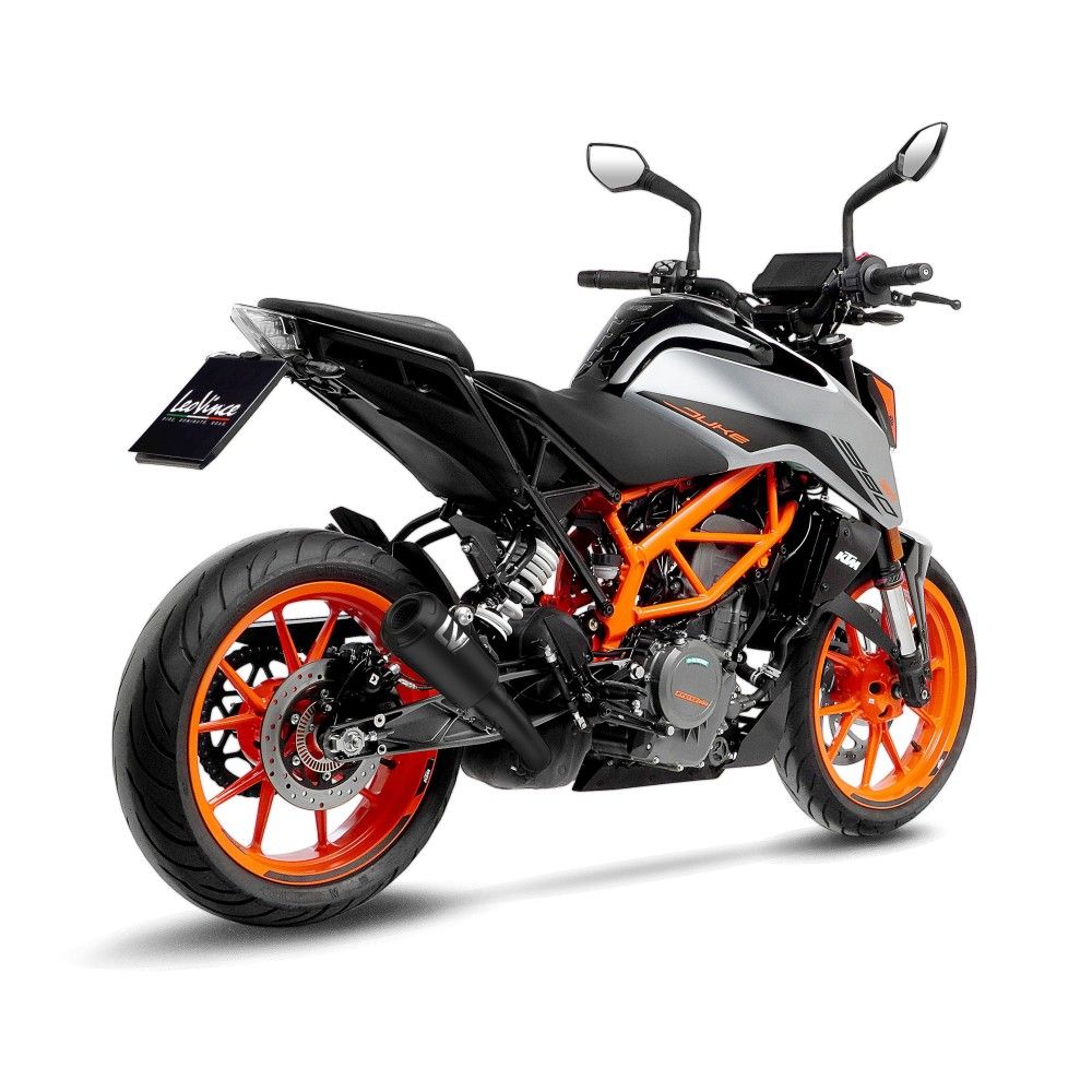 LEOVINCE KTM DUKE 125 / 390 / 2021 2022 LV-10 INOX FULL BLACK pot échappement NON HOM 15249FB