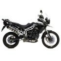 LEOVINCE TRIUMPH TIGER 800 XC / XCA / XCX / XR / XRX / 2011 2016 LV ONE EVO INOX pot échappement NON HOM 8491E