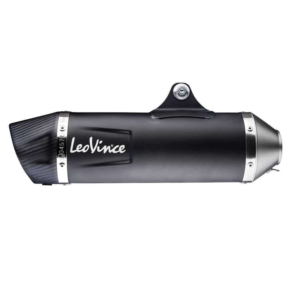 LEOVINCE VESPA GTS 125 i.e./ SUPER / 2021 2022 NERO INOX exhaust not approved 14080