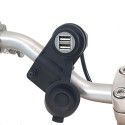 CHAFT double port USB pour guidon moto scooter - IN791