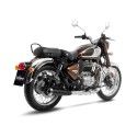 LEOVINCE ROYAL ENFIELD CLASSIC 350 / METEOR 350 / 2021 2023 CLASSIC RACER BLACK pot vintage EURO5 15008B