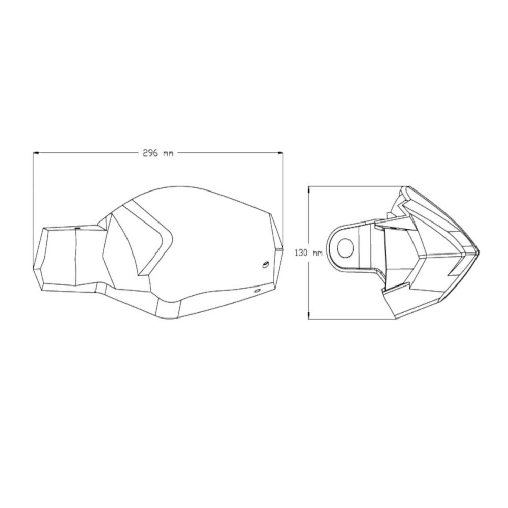 PUIG  pair of hand-protectors DUCATI SCRAMBLER 1100 / SPECIAL / DESERT SLED / ICON / FULL THROTTLE / 2018 2024 ref 20509