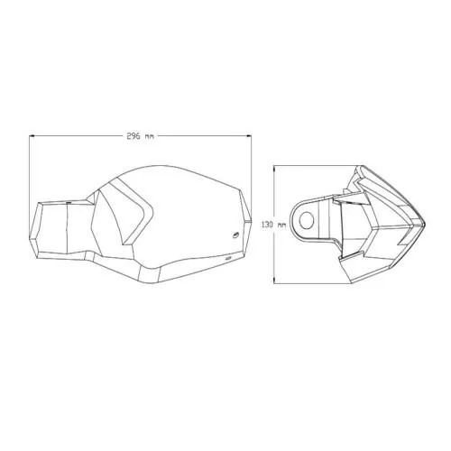 PUIG paire protège-mains DUCATI SCRAMBLER 1100 / SPECIAL / DESERT SLED / ICON / FULL THROTTLE / 2018 2024 ref 20509