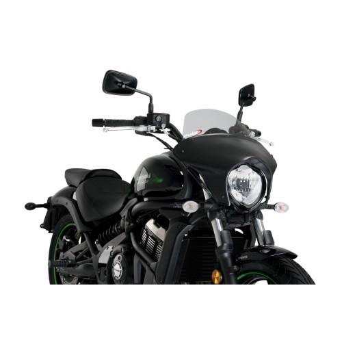 PUIG Bulle BATWING SML touring noir mat KAWASAKI VULCAN S / 2018 2024 ref 21076