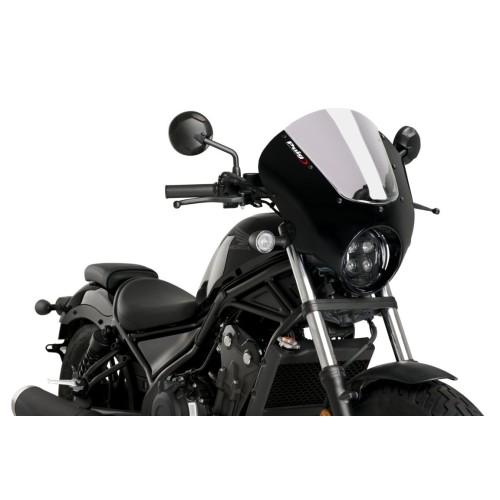 PUIG ANARCHY DARK NIGHT semi-fairing HONDA CMX 500 REBEL / SE / 300 / 2020 2024 ref 21102