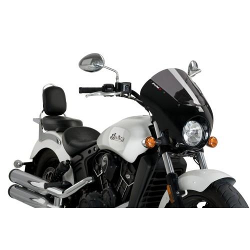 PUIG ANARCHY DARK NIGHT semi-fairing INDIAN SCOUT / SIXTY / 2015 2024 ref 21106