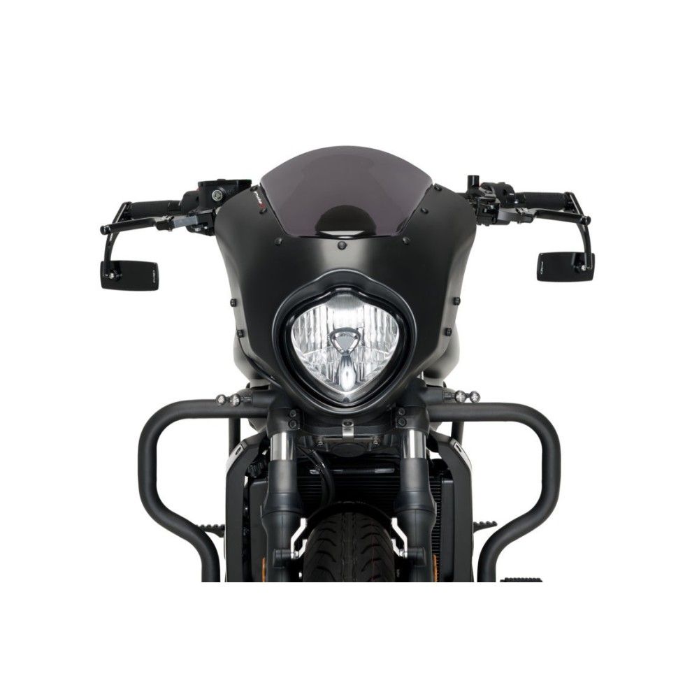 PUIG ANARCHY DARK NIGHT noir mat semi-carénage KAWASAKI VULCAN S / 2015 2024 ref 21108