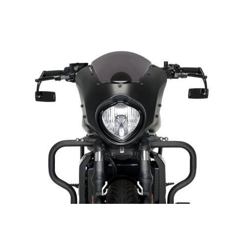 PUIG ANARCHY DARK NIGHTmatt black semi-fairing KAWASAKI VULCAN S / 2015 2024 ref 21108