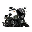 PUIG ANARCHY DARK NIGHT semi-carénage HARLEY DAVIDSON SOFTAIL STREET BOB FXBB / 2021 2023 ref 21213