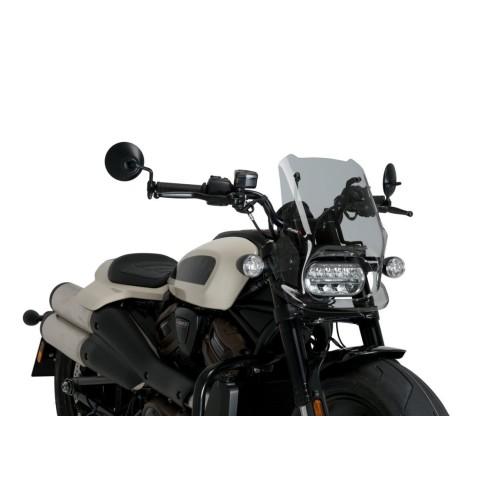 PUIG Saute-Vent NEW GENERATION sport HARLEY DAVIDSON SPORTSTER S RH 1250 S / 2021 2024 ref 21321