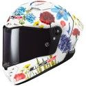 LS2 casque intégral FF805 THUNDER FLOWERS GP AERO Blanc