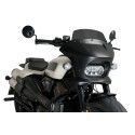 PUIG FURY TOURING semi-carénage noir mat HARLEY DAVIDSON SPORTSTER S RH1250S / 2021 2024 ref 21588