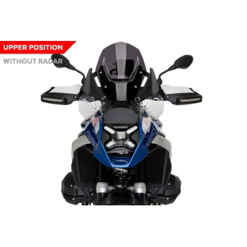 PUIG sport Screen BMW R1300GS (with radar) / TRIPLE BLACK / TROPHY / 2023 2024 ref 21794