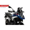 PUIG Bulle sport BMW R1300GS (sans radar) / TRIPLE BLACK / TROPHY / 2023 2024 ref 21839