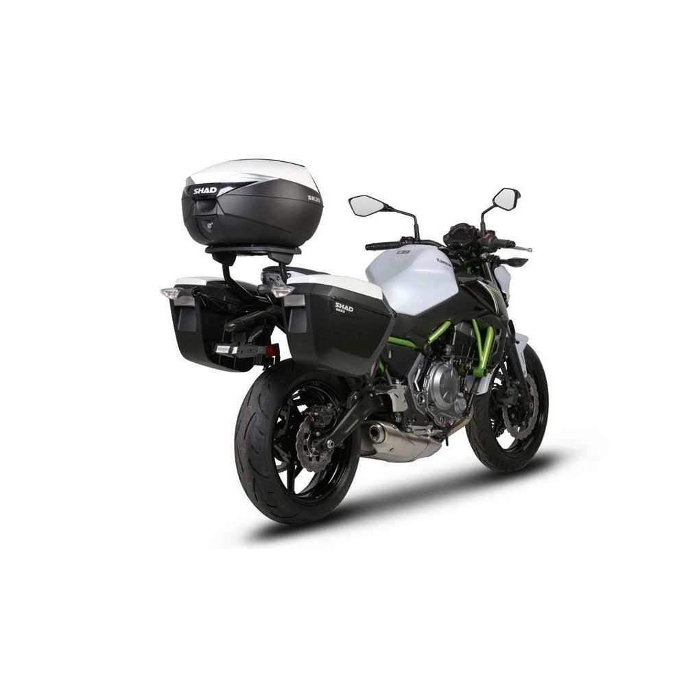 SHAD 3P SYSTEM support valises latérales KAWASAKI Z650 / NINJA 650 / 2016 2023 porte bagage K0Z667IF