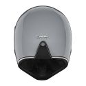 NOX casque intégral cross vintage moto scooter SEVENTY gris nardo brillant