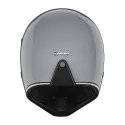 NOX motorcycle scooter cross vintage integral helmet SEVENTY gloss nardo grey