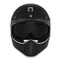 NOX motorcycle scooter cross vintage integral helmet SEVENTY matt black