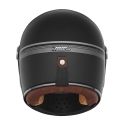 NOX motorcycle scooter vintage integral helmet REVENGE STROBE matt black / titanium