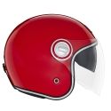 NOX casque jet vintage moto scooter HERITAGE rouge