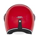 NOX casque jet vintage moto scooter HERITAGE rouge