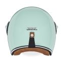 NOX casque jet vintage moto scooter HERITAGE vert d'eau