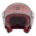 NOX casque jet vintage moto scooter IDOL rose or