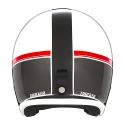 NOX casque jet vintage moto scooter NEXT TRACKER blanc / rouge